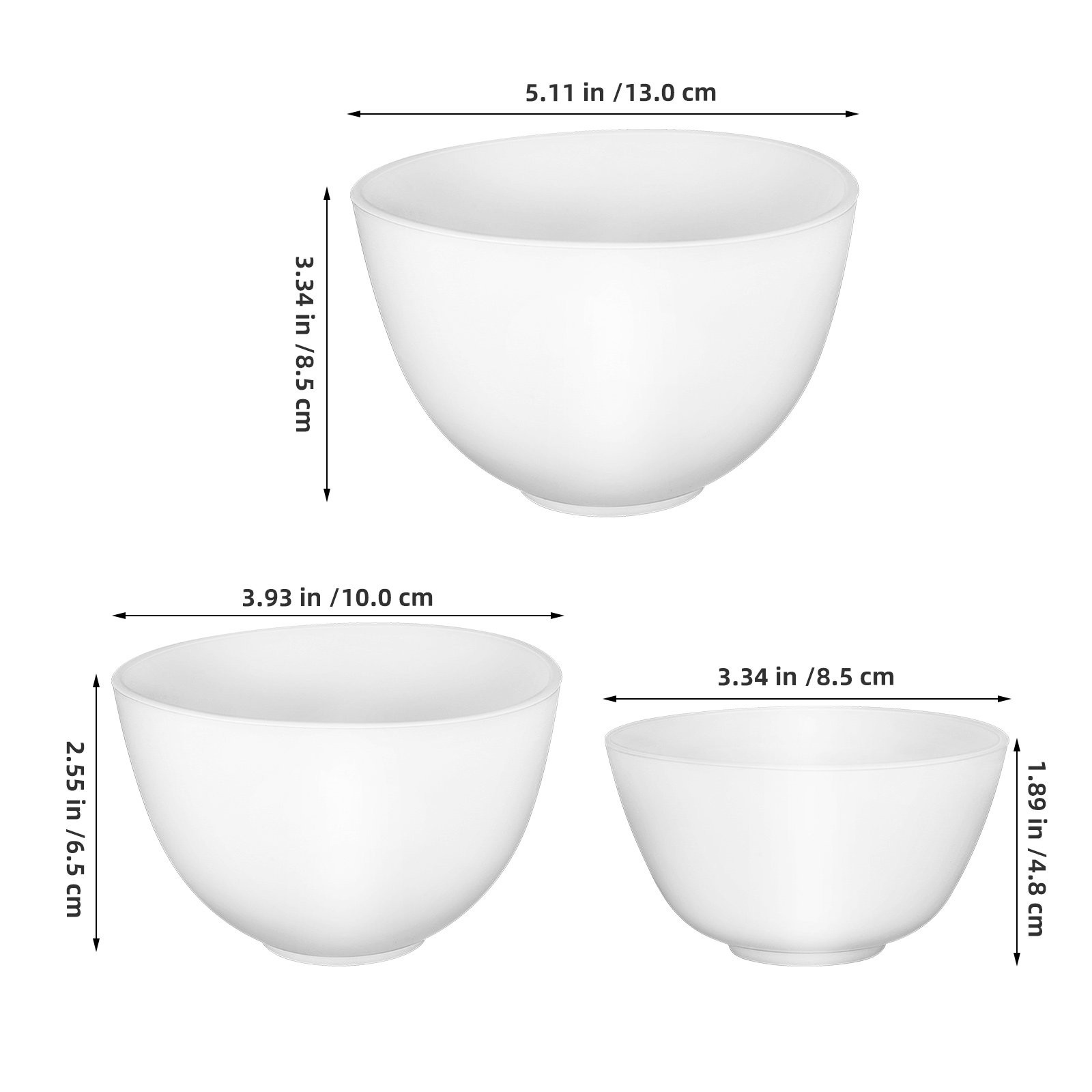 ชุดชามผสมมาสก์ซิลิโคน 3 ชิ้น ข - Body Lotion บทวิจารณ์และราคา