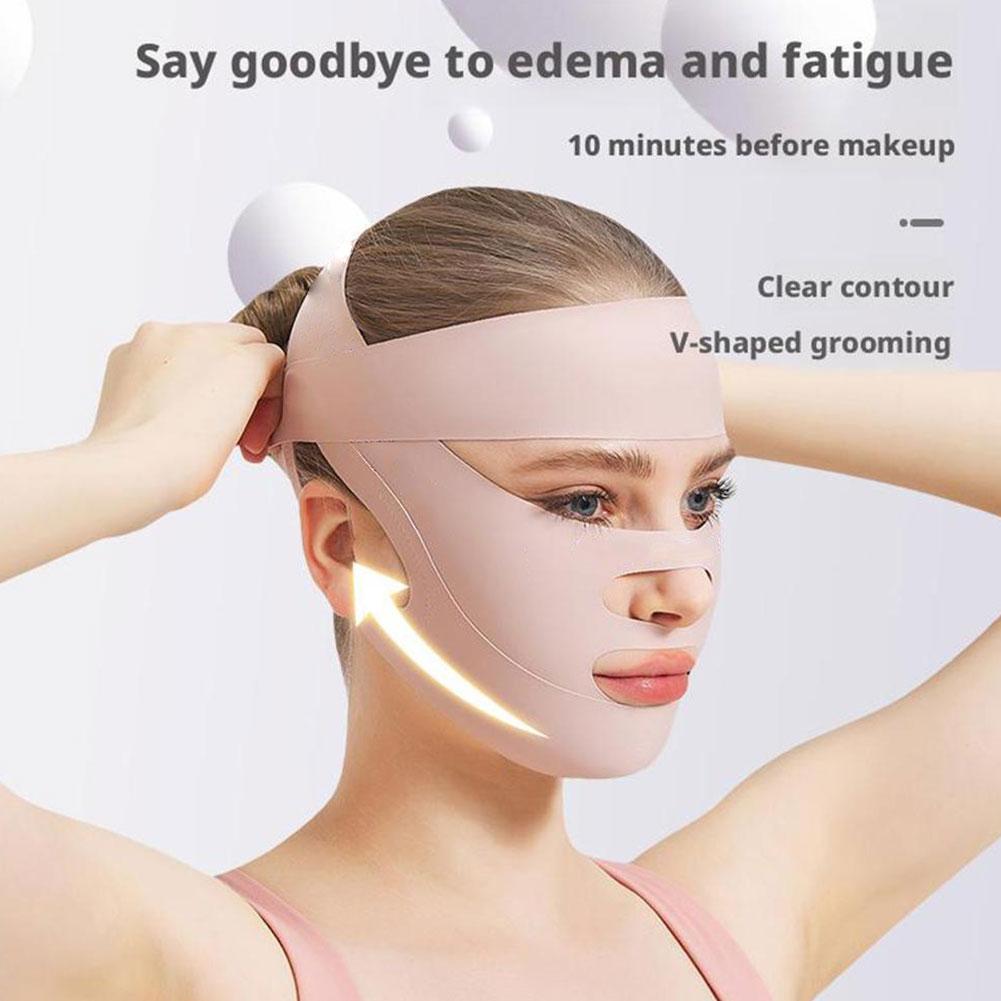 ผ้าพันหน้ากระชับรูปหน้า V ช่วย - Face Mask Skincare บทวิจารณ์และราคา