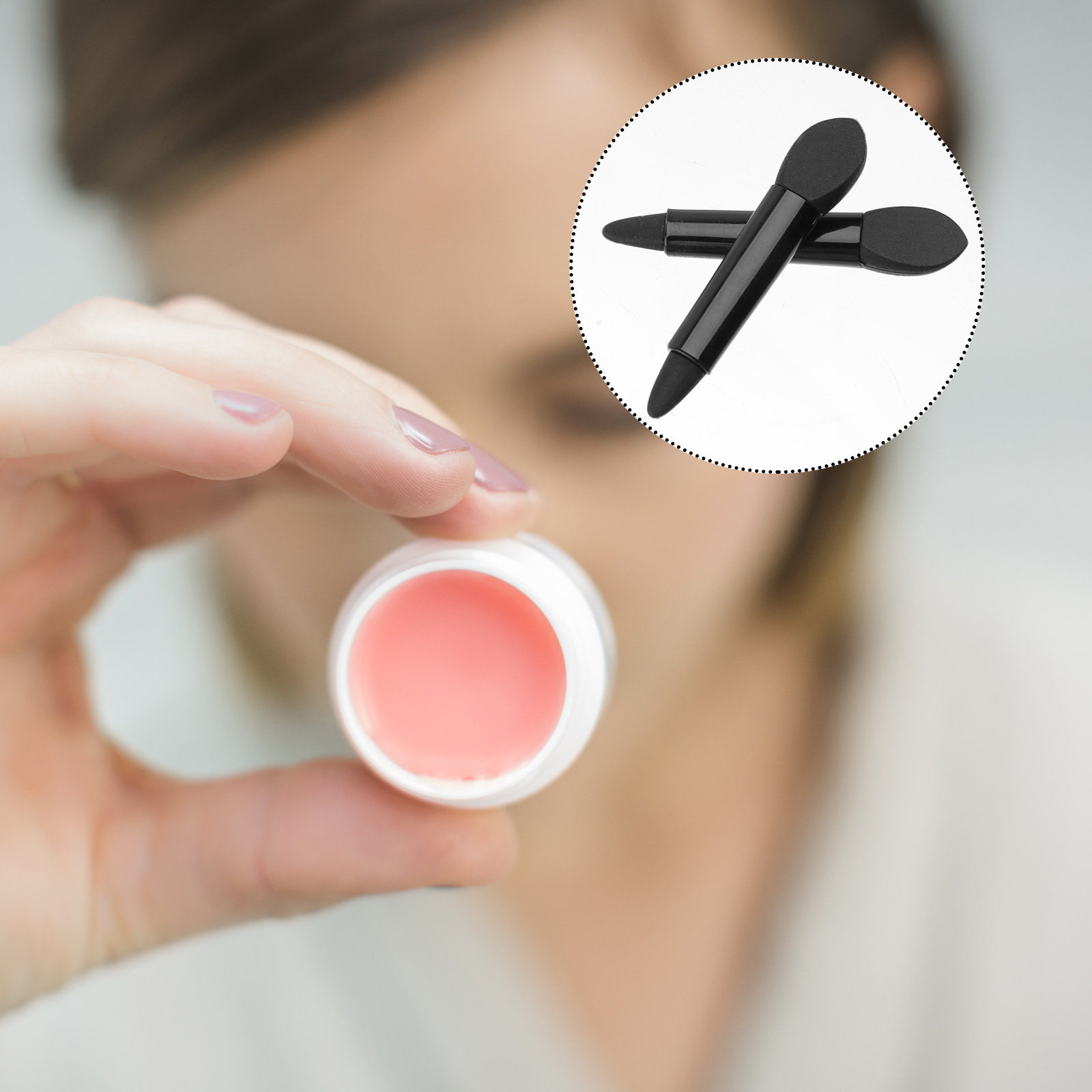 1 ชุด แปรงมาสก์ปากซิลิโคนสองหั - Lip Balm บทวิจารณ์และราคา