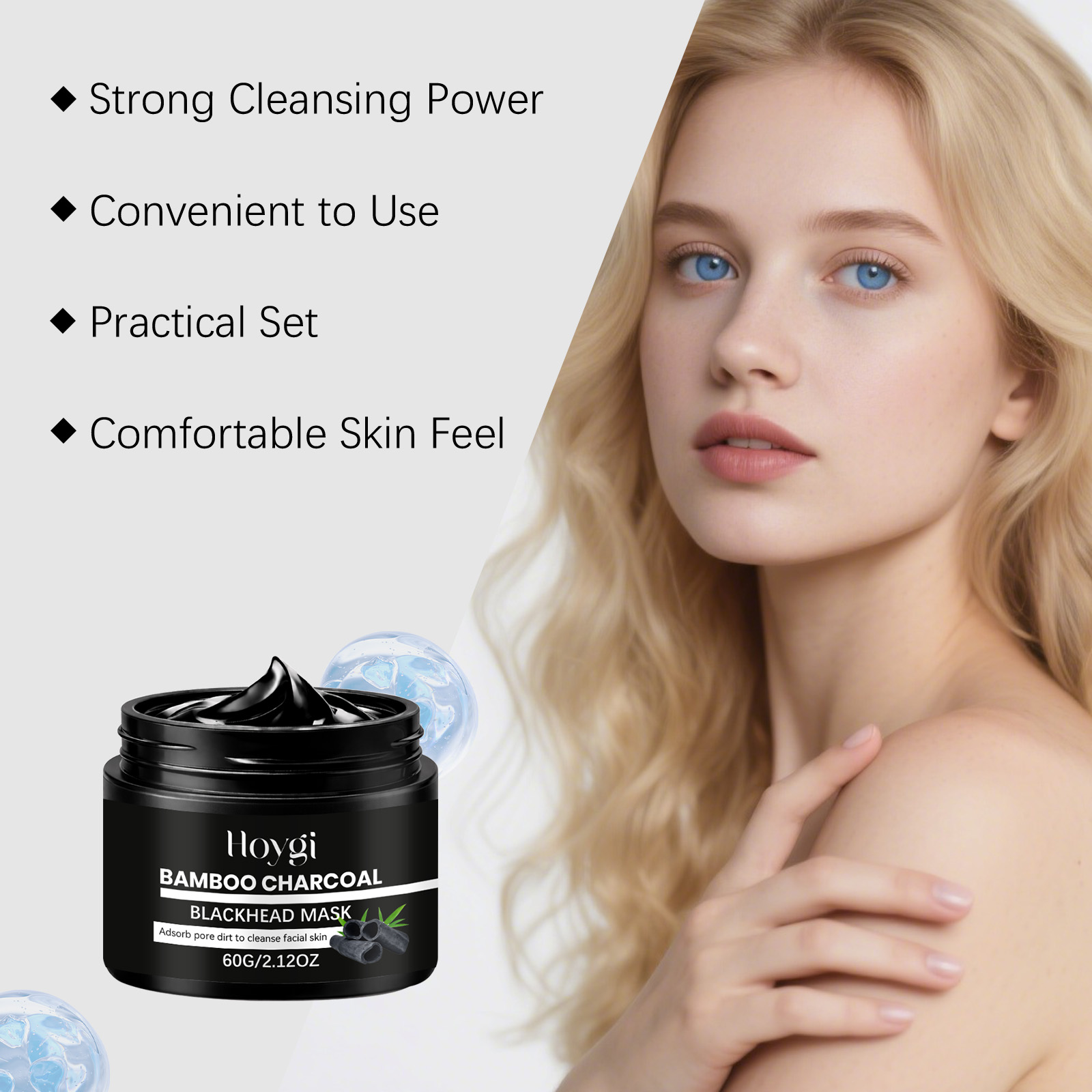 มาส์กถ่านไม้ไผ่ลอกสิวเสี้ยน ทำ - Skincare China บทวิจารณ์และราคา