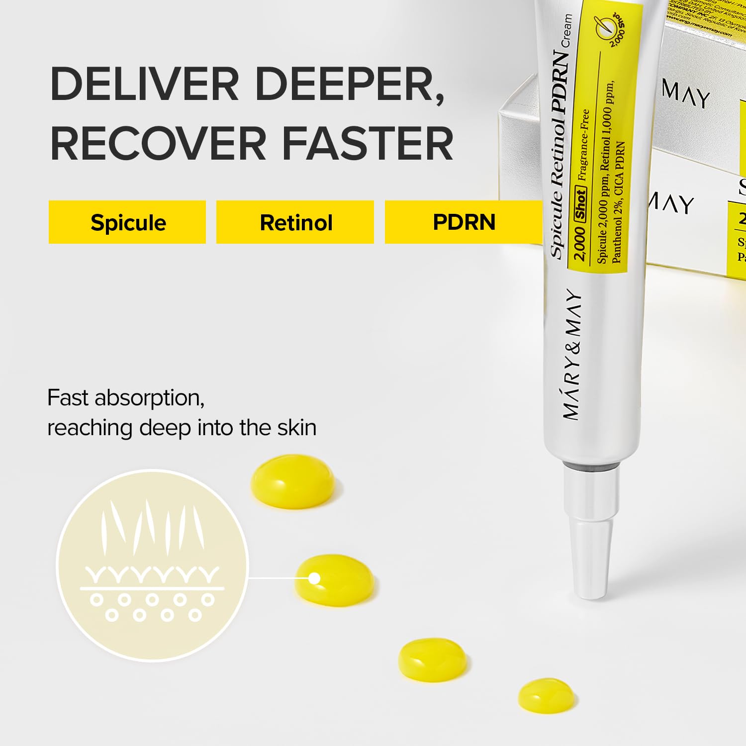 ครีมบำรุงผิว Mary&May ที่มีส่ว - Retinol Cream บทวิจารณ์และราคา